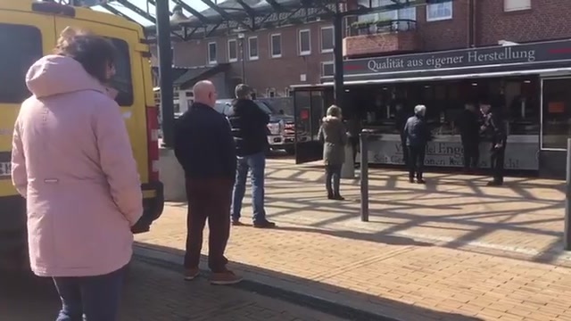 Wochenmarkt Haren - vorbildliches Verhalten!