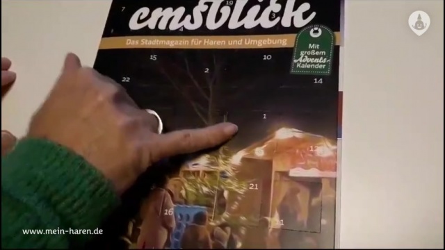 Erstes Türchen des Emsblick-Weihnachtskalenders