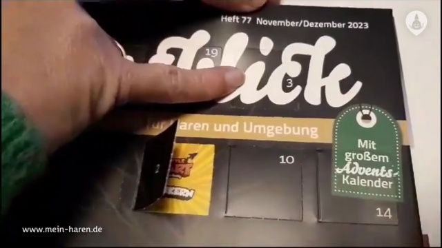 Drittes Türchen des Emsblick-Weihnachtskalenders