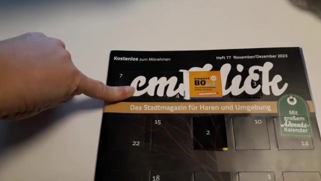 Siebtes Türchen des Emsblick-Weihnachtskalenders